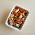 Tomato peach salad