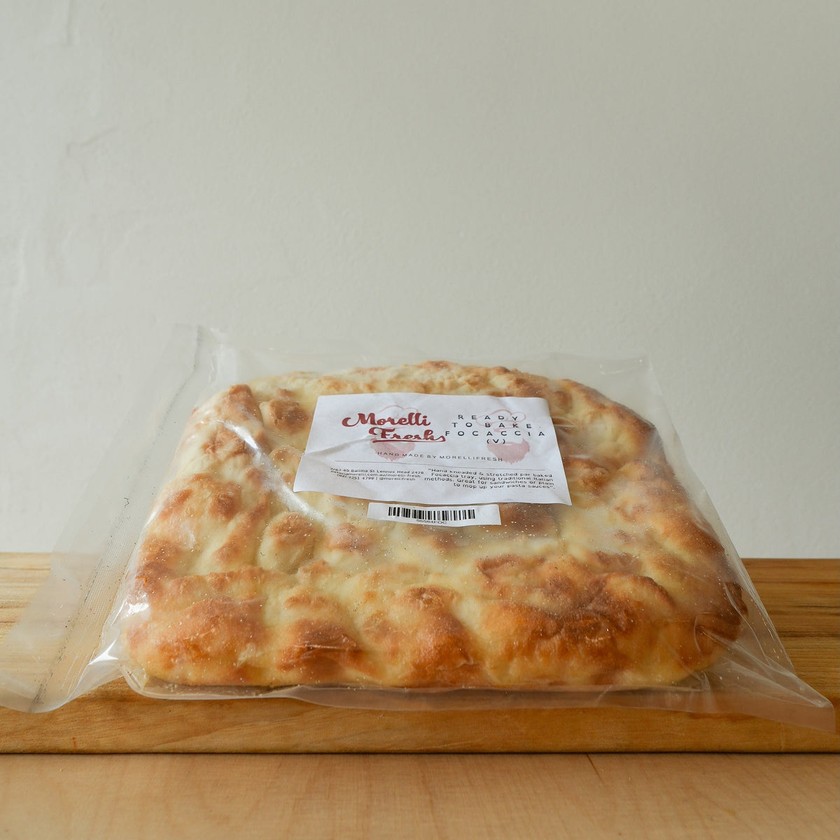 Morelli Fresh par baked foccacia