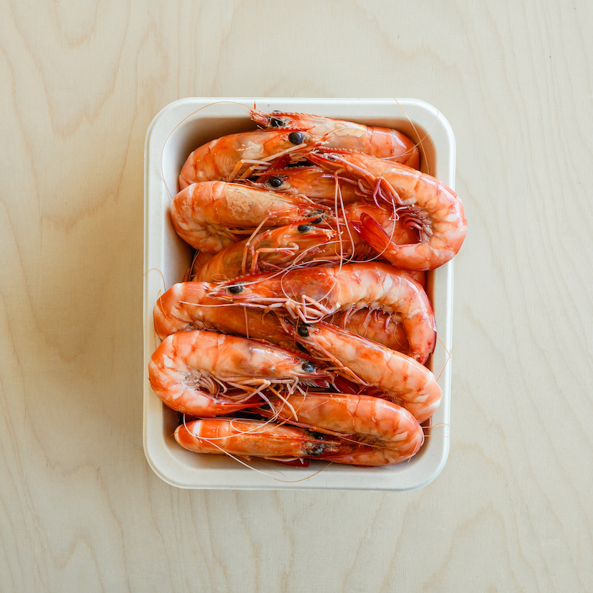 Cooked king prawns (1kg)