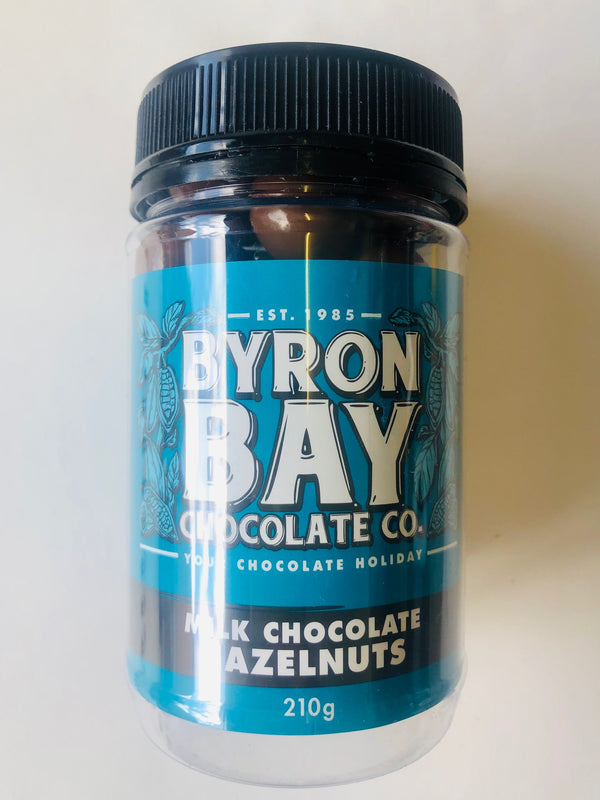 Byron Bay Chocolate Co hazelnuts 210g