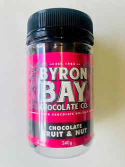 Byron Bay Chocolate co fruit and nut 240g