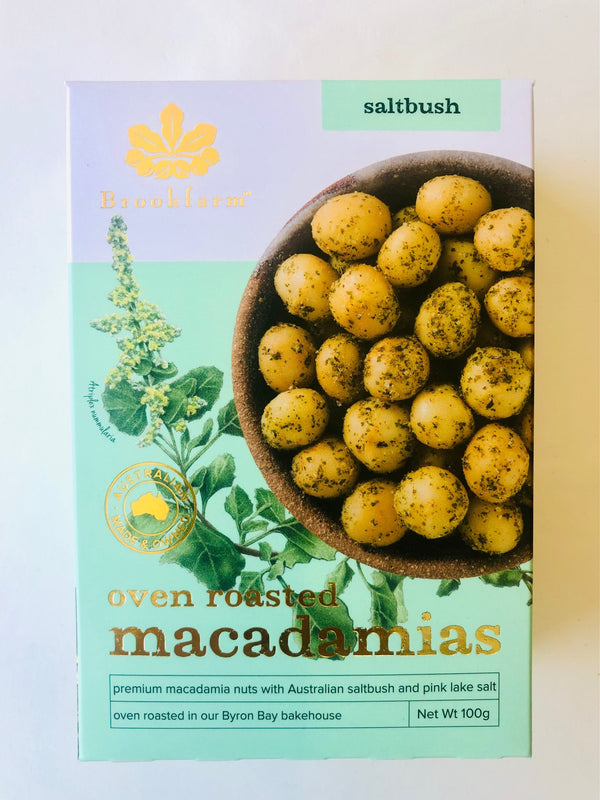 Brookfarm saltbush roast macadamia 100g