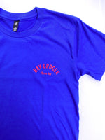 Bay Grocer adults tee blue