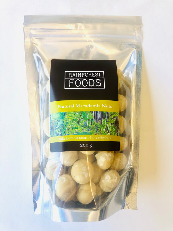 Rainforest Foods natural macadamia 200g